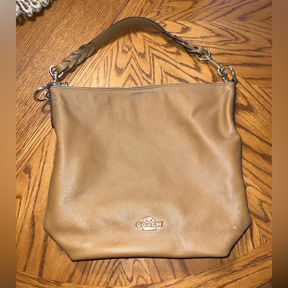 Authentic Tan Coach Bag/ Purse
